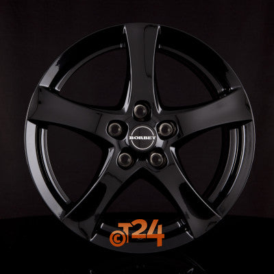 BORBET Velgen - F Black Glossy - 16 inch