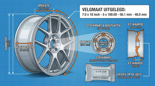 Velgmaat: waar vind je hem en zo lees je hem