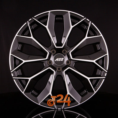 AEZ Velgen - LEIPZIG DARK - Schwarz Glanzend Frontpoliert - 22 inch
