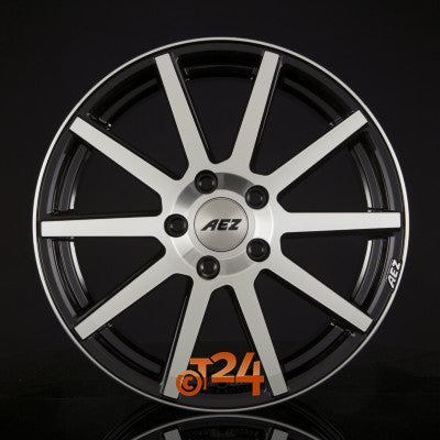 AEZ Velgen - STRAIGHT Black Polished Front - 19 inch