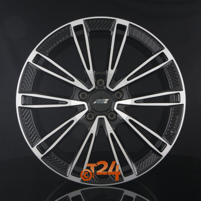 AEZ Velgen - ALASKA DARK - Schwarz Glanzend Frontpoliert - 20 inch