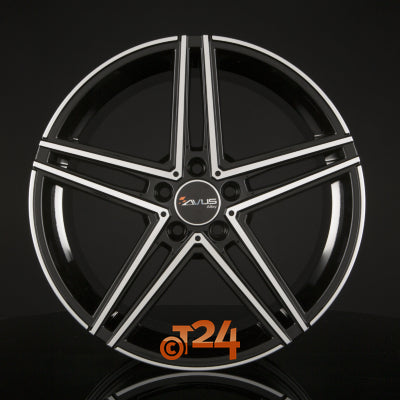 AVUS Racing Velgen - AC-515 Black Polished - 19 inch