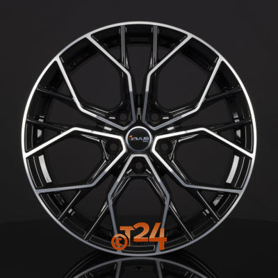 AVUS Racing Velgen - AC-M10 Black Polished - 19 inch