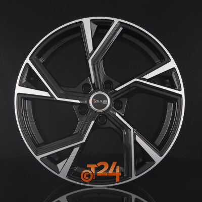 AVUS Racing Velgen - AF20 Black Polished - 18 inch