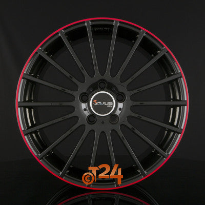 AVUS Racing Velgen - AC-M03 Black Red Line - 19 inch