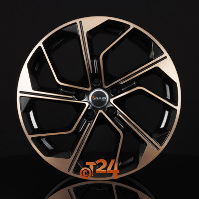AVUS Racing Velgen - AC-522 Black Copper Polished - 18 inch