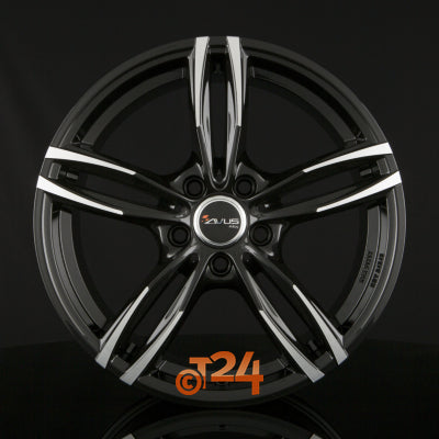 AVUS Racing Velgen - AF15 Black Polished - 18 inch