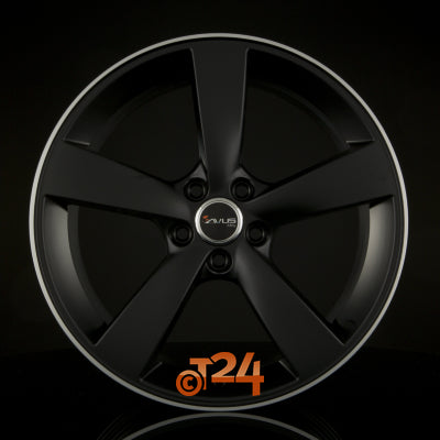 AVUS Racing Velgen - AF10 Matt Black Polished - 21 inch
