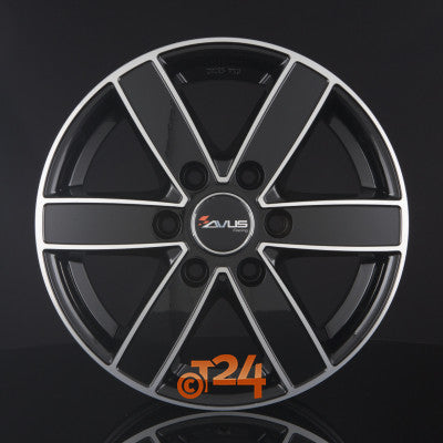 AVUS Racing Velgen - AC-V61 Black Polished - 18 inch