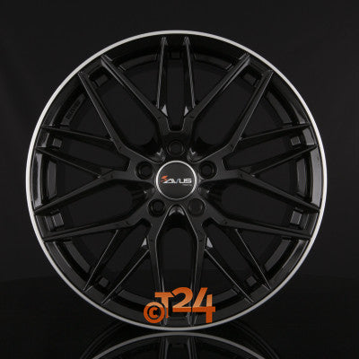 AVUS Racing Velgen - AF19 Black Polished Lip - 17 inch