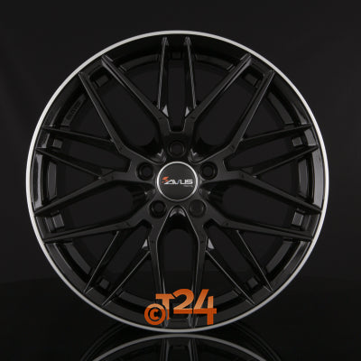 AVUS Racing Velgen - AF19 Black Polished Lip - 18 inch