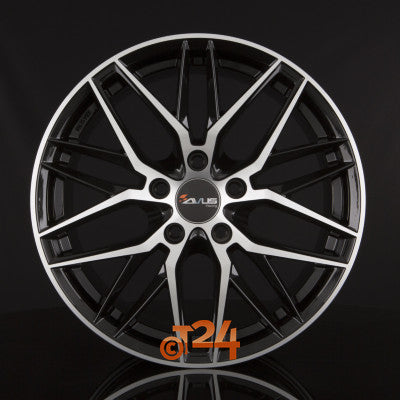 AVUS Racing Velgen - AF19 Black Polished - 18 inch
