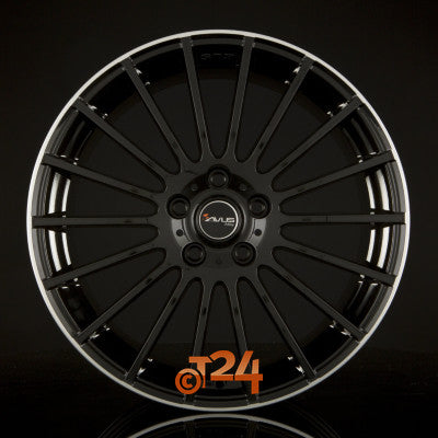 AVUS Racing Velgen - AC-M03 Black Polished Lip - 17 inch