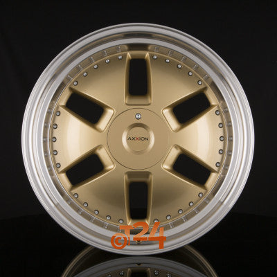AXXION Velgen - Y1 Gold Glanz Gepolijst velgbed (GG+ / ML+) - 20 inch