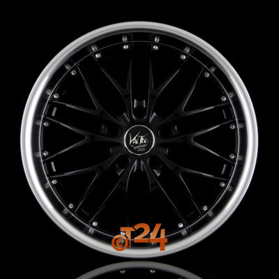 BARRACUDA Velgen - VOLTEC T6 Highgloss Black Inox Lip - 18 inch