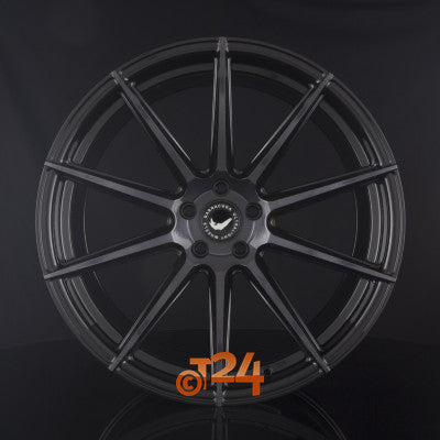 BARRACUDA Velgen - PROJECT 2.0 Highgloss Black Brushed Surface - 21 inch