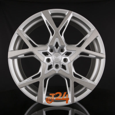 BARRACUDA Velgen - PROJECT X Silver Brushed Surface - 22 inch