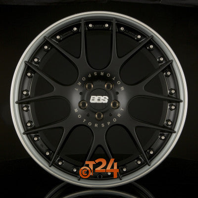 BBS Velgen - CH-RII Wielnaaf Schwarz Matt - Velgbed Titan Matt - 20 inch