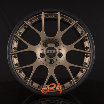 BBS Velgen - CH-RII Wielnaaf Bronze Matt - Velgbed Schwarz met AFS - 22 inch