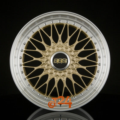 BBS Velgen - SUPER RS Wielnaaf Gold-Velgbed Diamantgedraaid - 20 inch