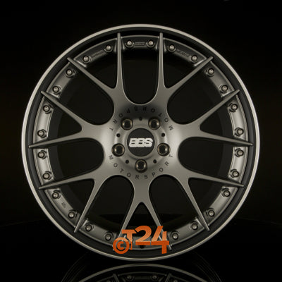 BBS Velgen - CH-RII Wielnaaf Platinum Matt - Velgbed Schwarz Matt - 22 inch