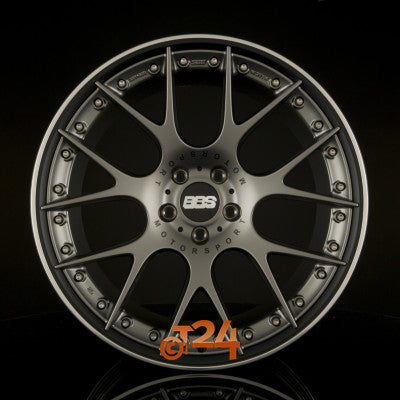 BBS Velgen - CH-RII Wielnaaf Platinum Matt - Velgbed Schwarz Matt - 20 inch