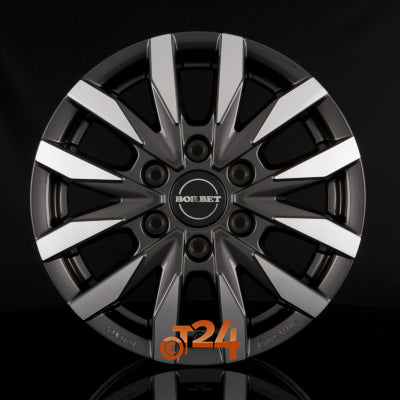 BORBET Velgen - CW6 Mistral Anthracite Glossy Polished - 17 inch