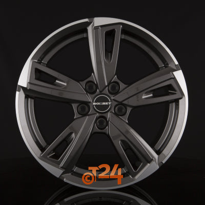 BORBET Velgen - BU1 Mistral Anthracite Glossy Polished - 18 inch