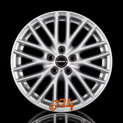 BORBET Velgen - BS5 Brilliant Silver - 16 inch
