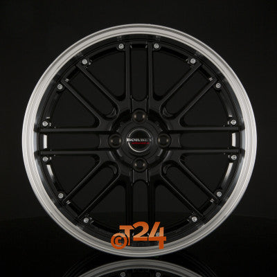 BORBET Velgen - CW2 Black Rim Polished - 17 inch