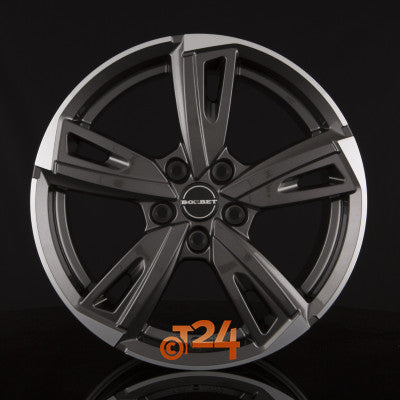 BORBET Velgen - BU1 Mistral Anthracite Glossy Polished - 17 inch