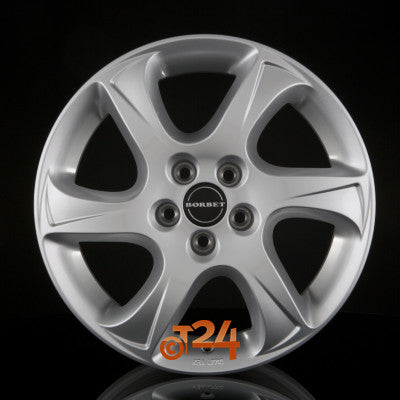 BORBET Velgen - TC Brilliant Silver - 16 inch