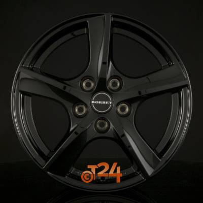 BORBET Velgen - TL Black Glossy - 16 inch