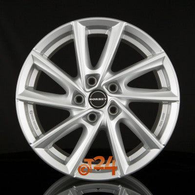BORBET Velgen - VT Crystal Silver - 17 inch
