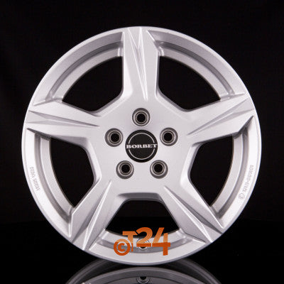 BORBET Velgen - T10 Kristallsilber - 15 inch