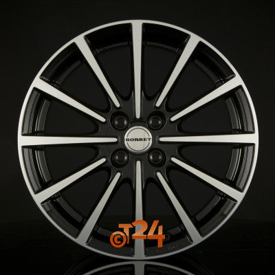BORBET Velgen - BL4 Black Polished Glossy - 17 inch