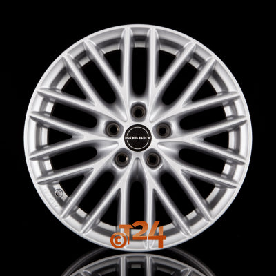 BORBET Velgen - BS5 Brilliant Silver - 17 inch