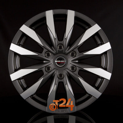 BORBET Velgen - CW6 Mistral Anthracite Glossy Polished - 18 inch
