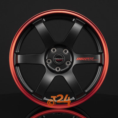 BORBET Velgen - DB8GT2 Black Matt Rim Red - 18 inch