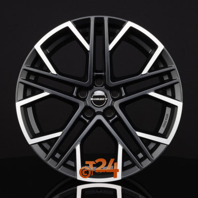 BORBET Velgen - XV Black Polished Matt - 19 inch