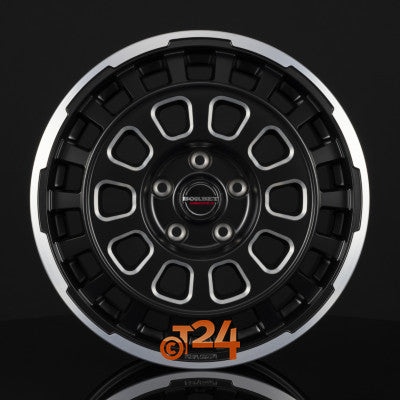 BORBET Velgen - CW7 Black Rim Window Polished Matt - 18 inch