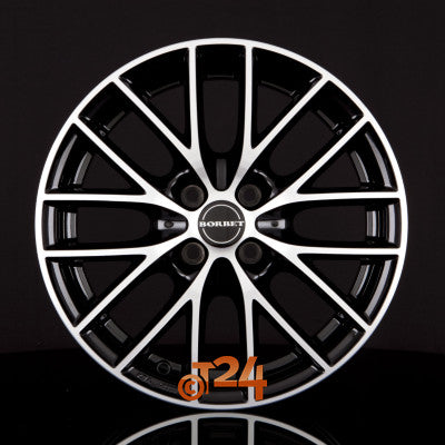 BORBET Velgen - BS4 Black Polished - 16 inch