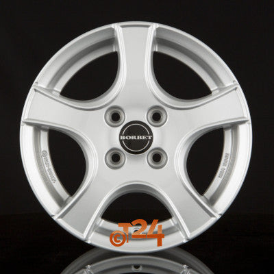 BORBET Velgen - F2 Brilliant Silver - 14 inch