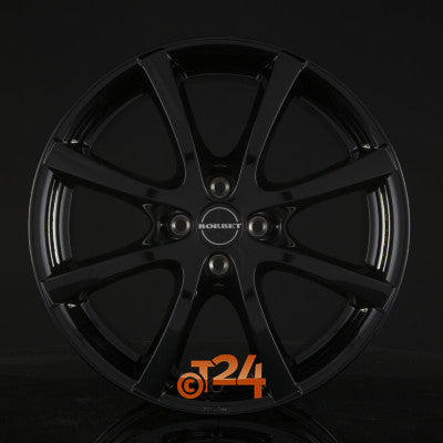 BORBET Velgen - LV4 Black Glossy - 17 inch