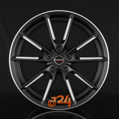 BORBET Velgen - LX Black Matt Spoke Rim Polished - 19 inch