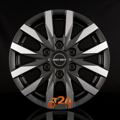 BORBET Velgen - CW6 Mistral Anthracite Glossy Polished - 16 inch