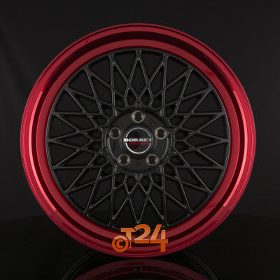 BORBET Velgen - B Black Rim Red - 18 inch