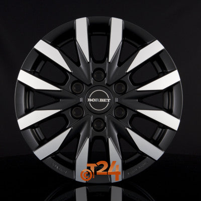 BORBET Velgen - CW6 Black Polished Matt - 16 inch