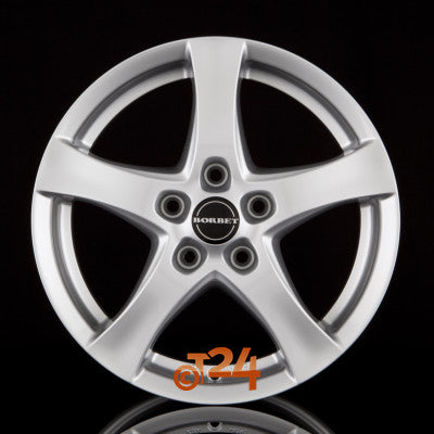 BORBET Velgen - F Brilliant Silver - 15 inch