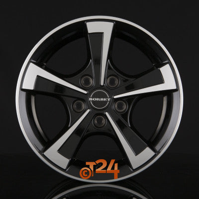 BORBET Velgen - CWT Black Polished Glossy - 15 inch